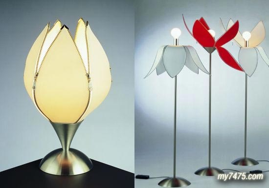 時尚午夜福利免费视频設計：創意鬱金香台燈午夜福利免费视频